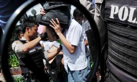 Polisi Tangkap 35 Siswa SMK Grafika karena Membajak Bus